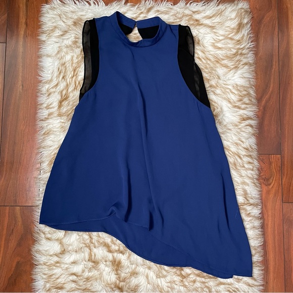 Rachel Roy layered chiffon asymmetric tank - Picture 6 of 9